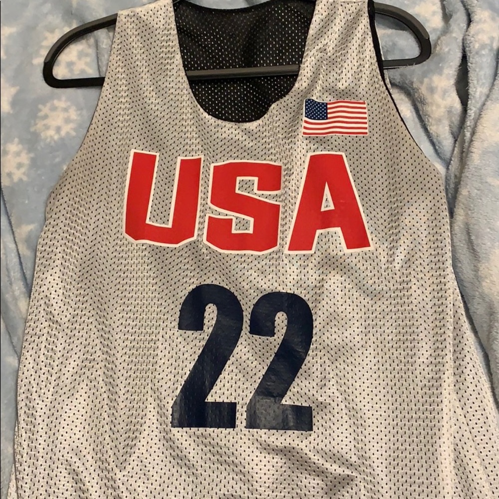 Size medium/large pinnie jersey tank top